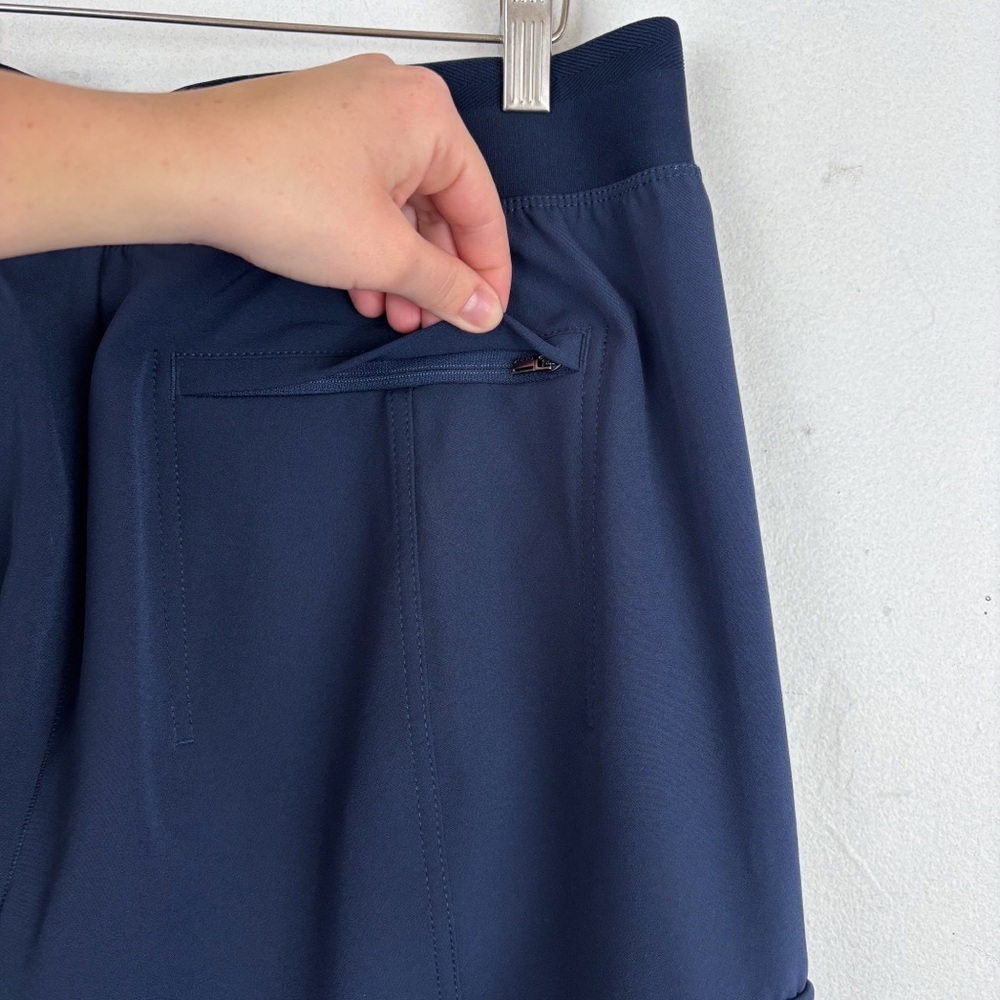 Athleta Endless High Rise Cargo Navy Blue Pants Sz 14 - Picture 7 of 11